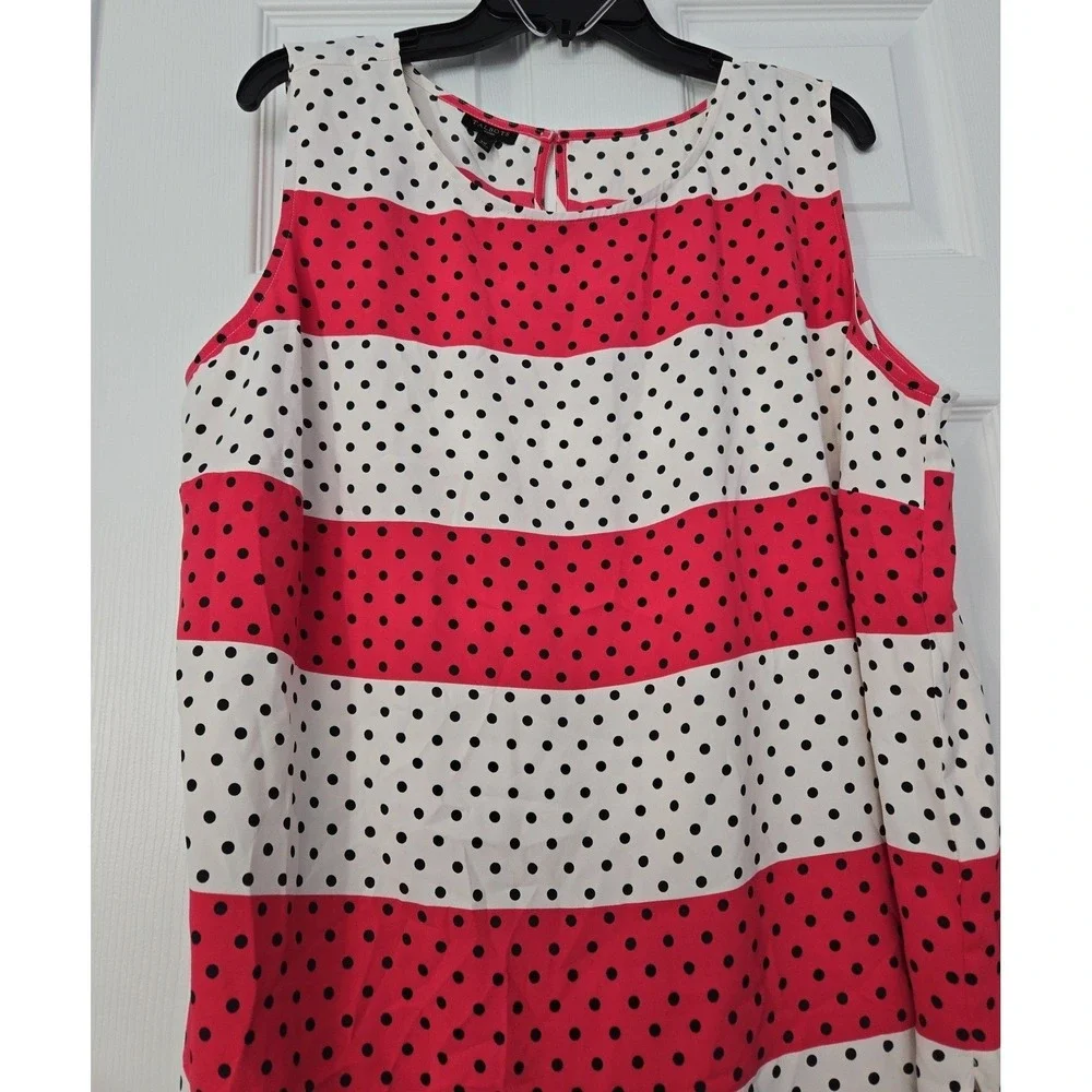Talbots Womans Plus Size Sleeveless‎ Blouse Size 2X